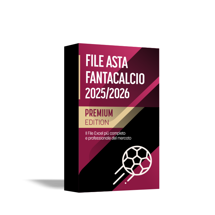 File Asta Fantacalcio excel 2025/2026 - Premium Edition