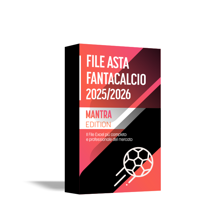 File Asta Fantacalcio Mantra excel 2025/2026 - Mantra Edition