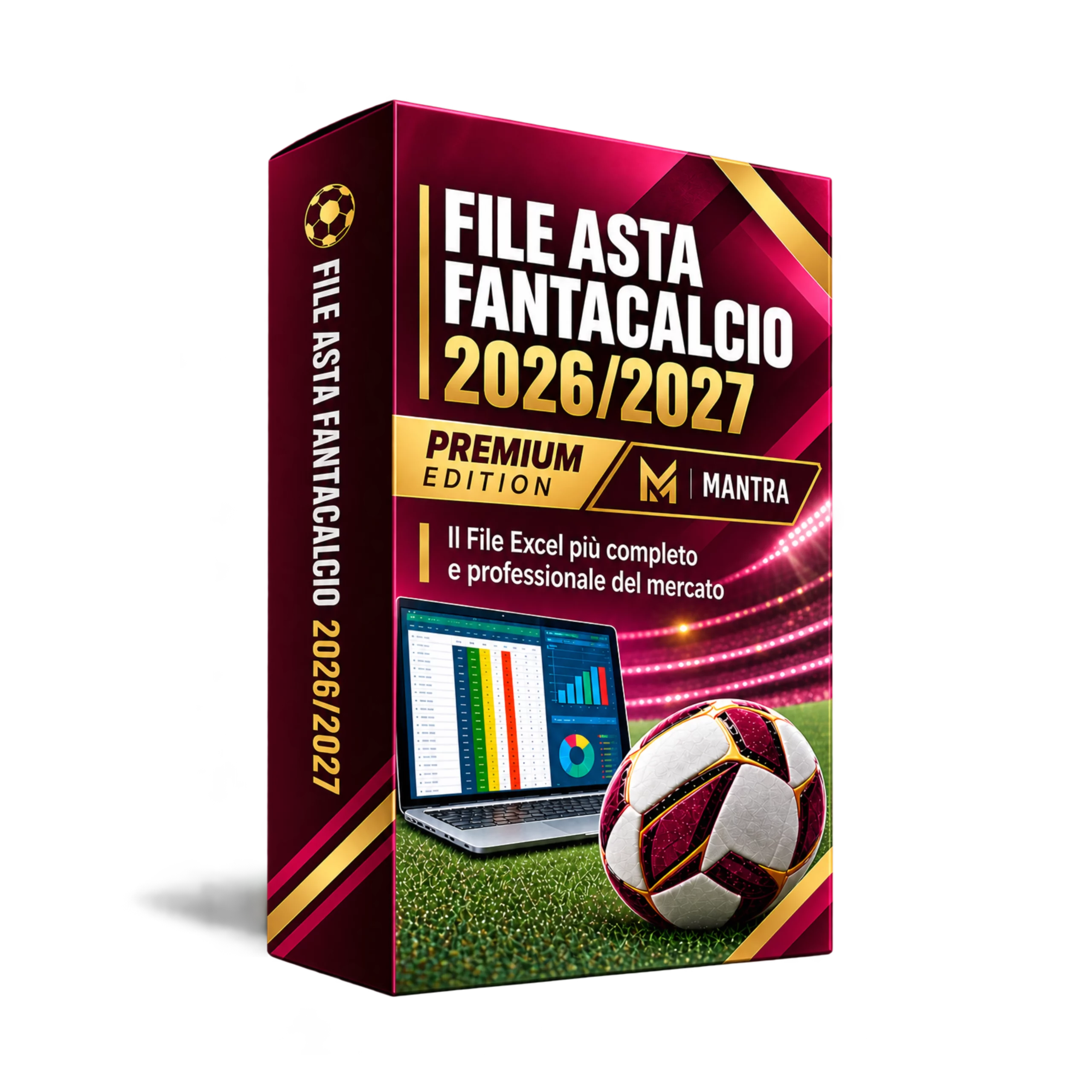 File Asta Fantacalcio Excel 2026-2027 Mantra - Premium