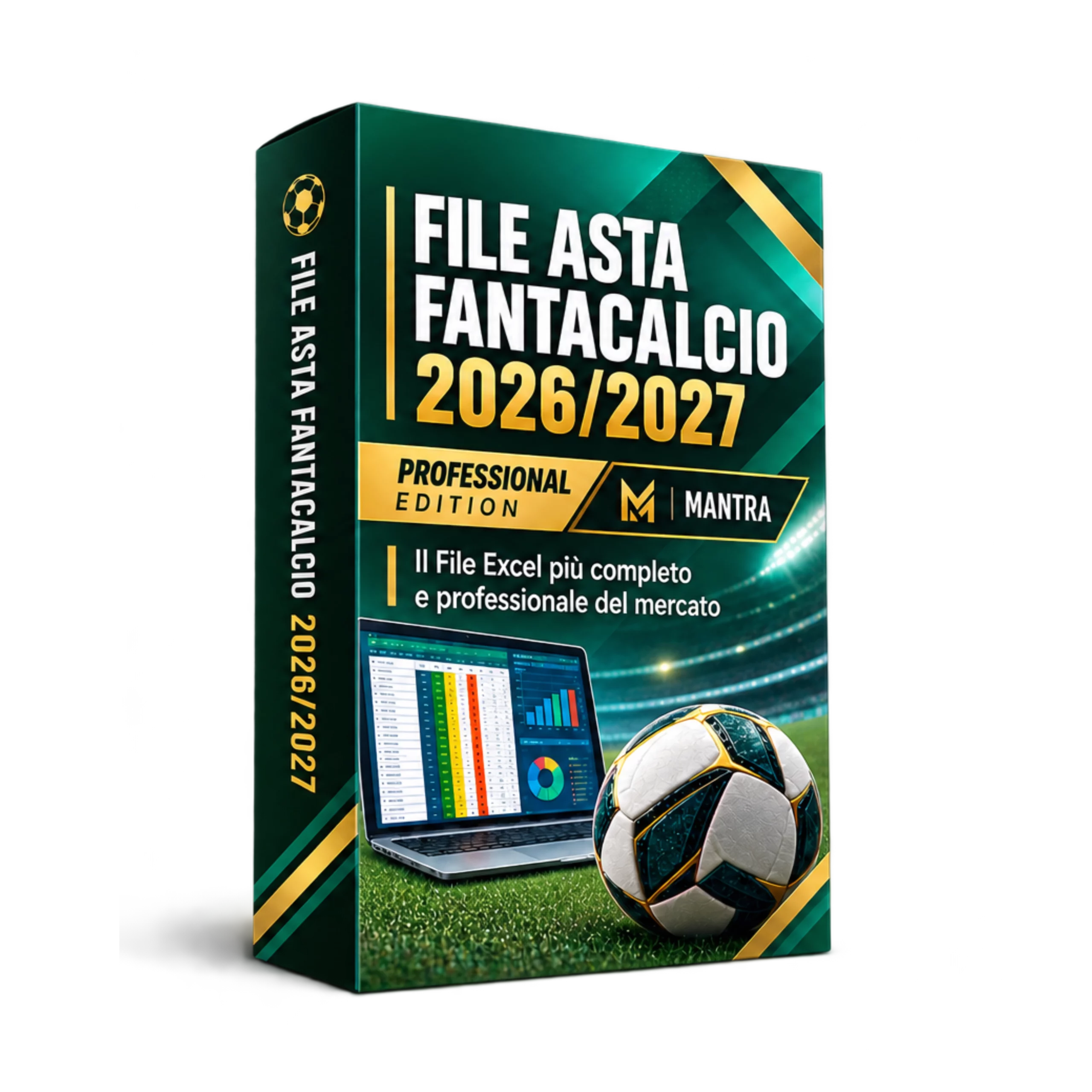 File Asta Fantacalcio Excel 2026-2027 Mantra - Professional